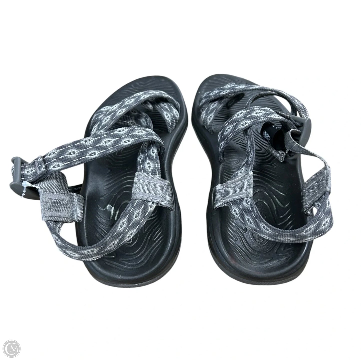 Sandals Flats By Chacos In Grey & White, Size: 8