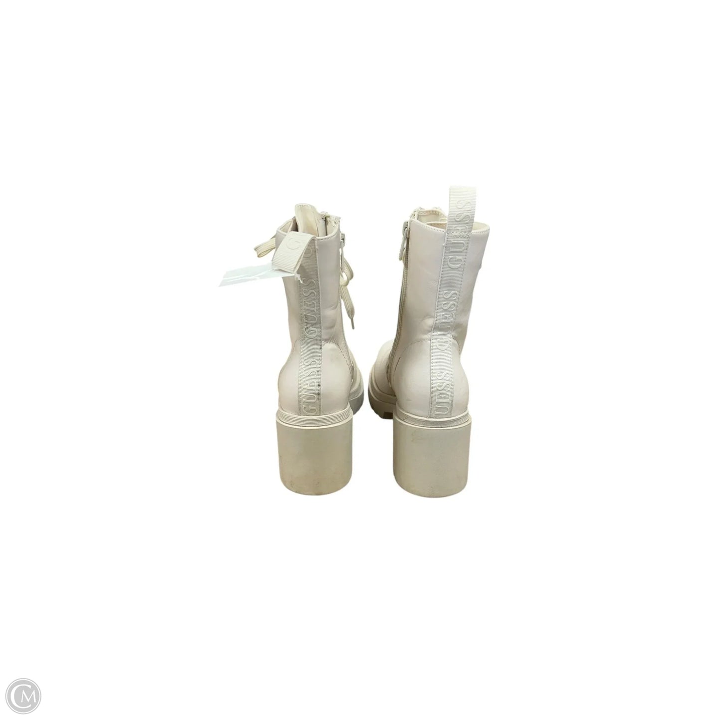 Boots Combat By Guess In Cream, Size: 7.5