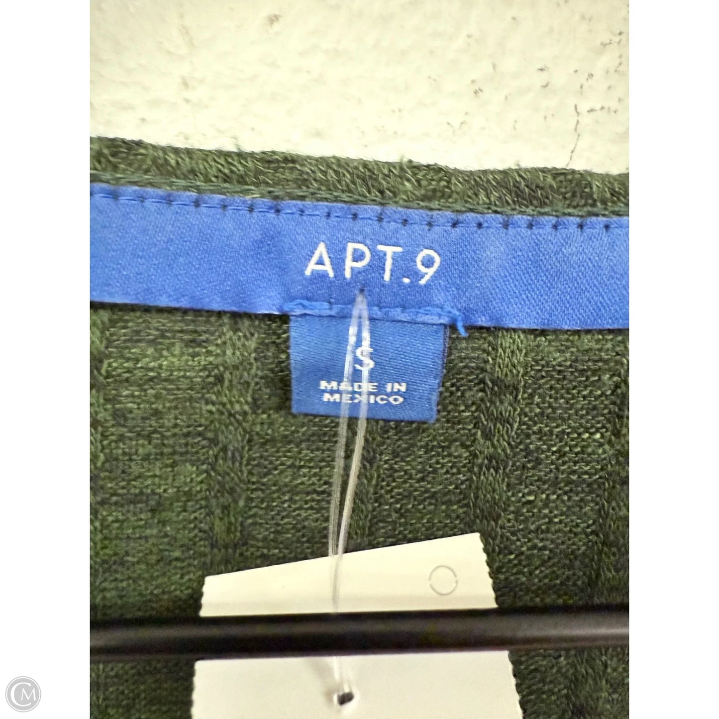 Cardigan By Apt 9 In Green, Size: S