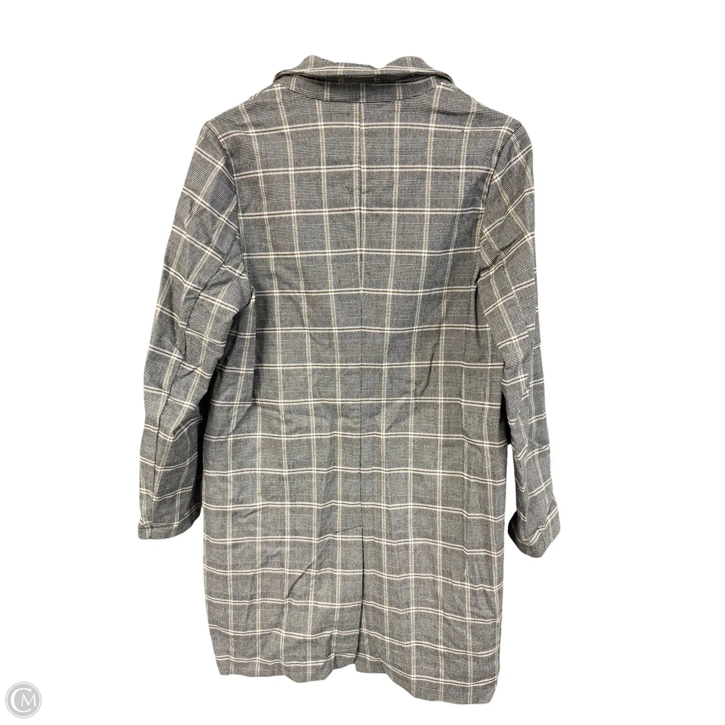 Blazer By Adrianna Papell In Plaid Pattern, Size: M