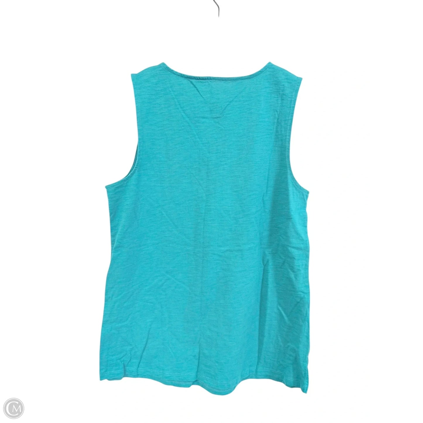Top Sleeveless Basic By Croft And Barrow In Aqua, Size: S