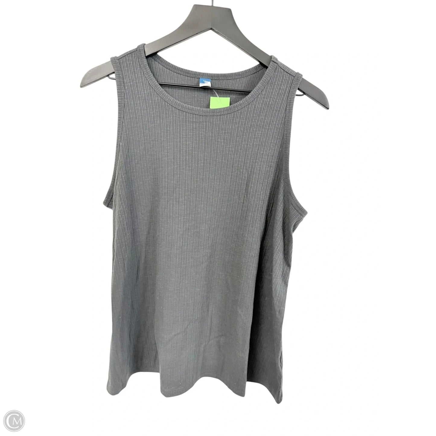 Top Sleeveless Basic By Old Navy In Grey, Size: L