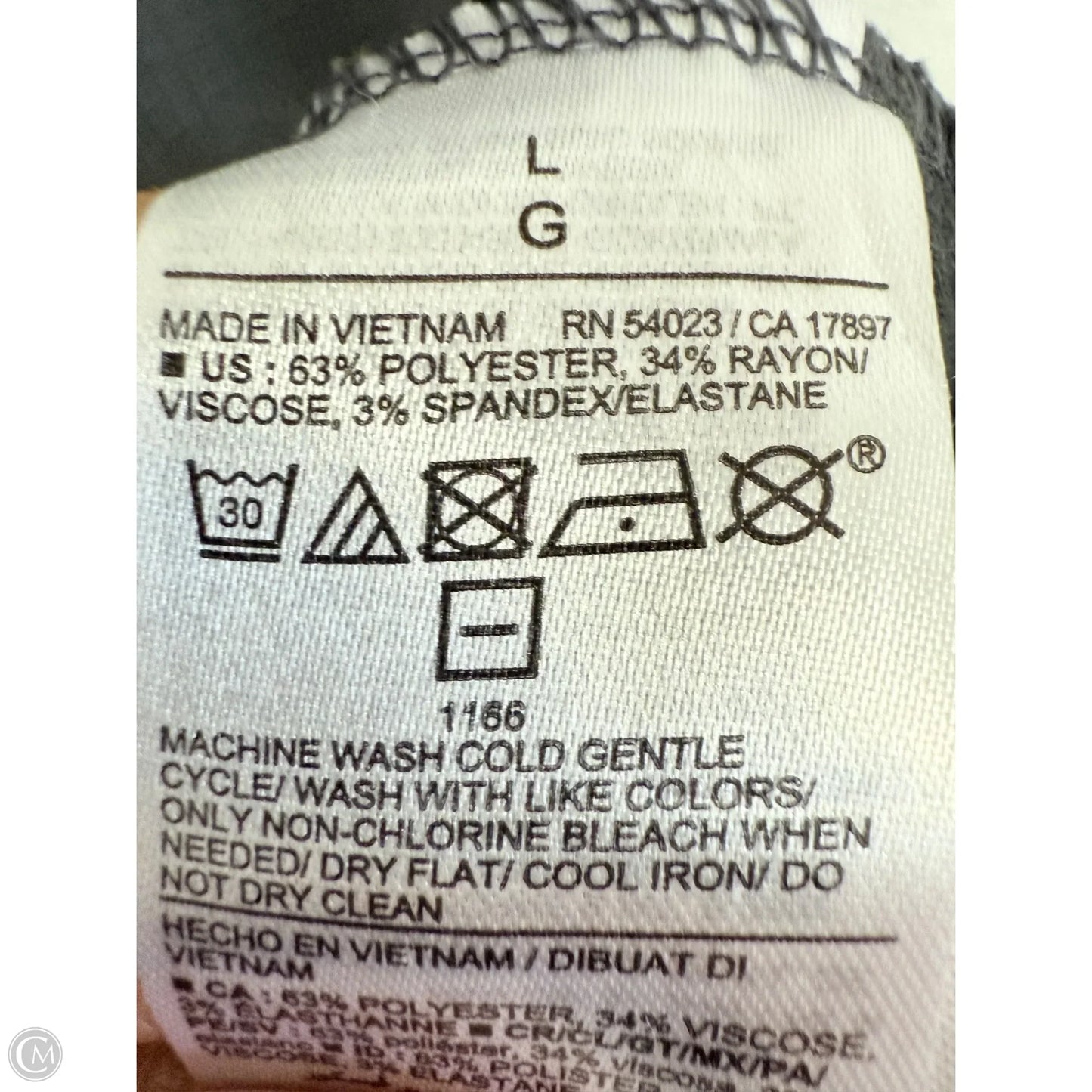 Top Sleeveless Basic By Old Navy In Grey, Size: L