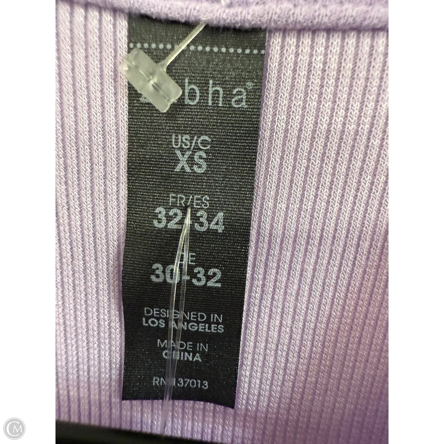 Athletic Tank Top By Zobha In Purple, Size: Xs