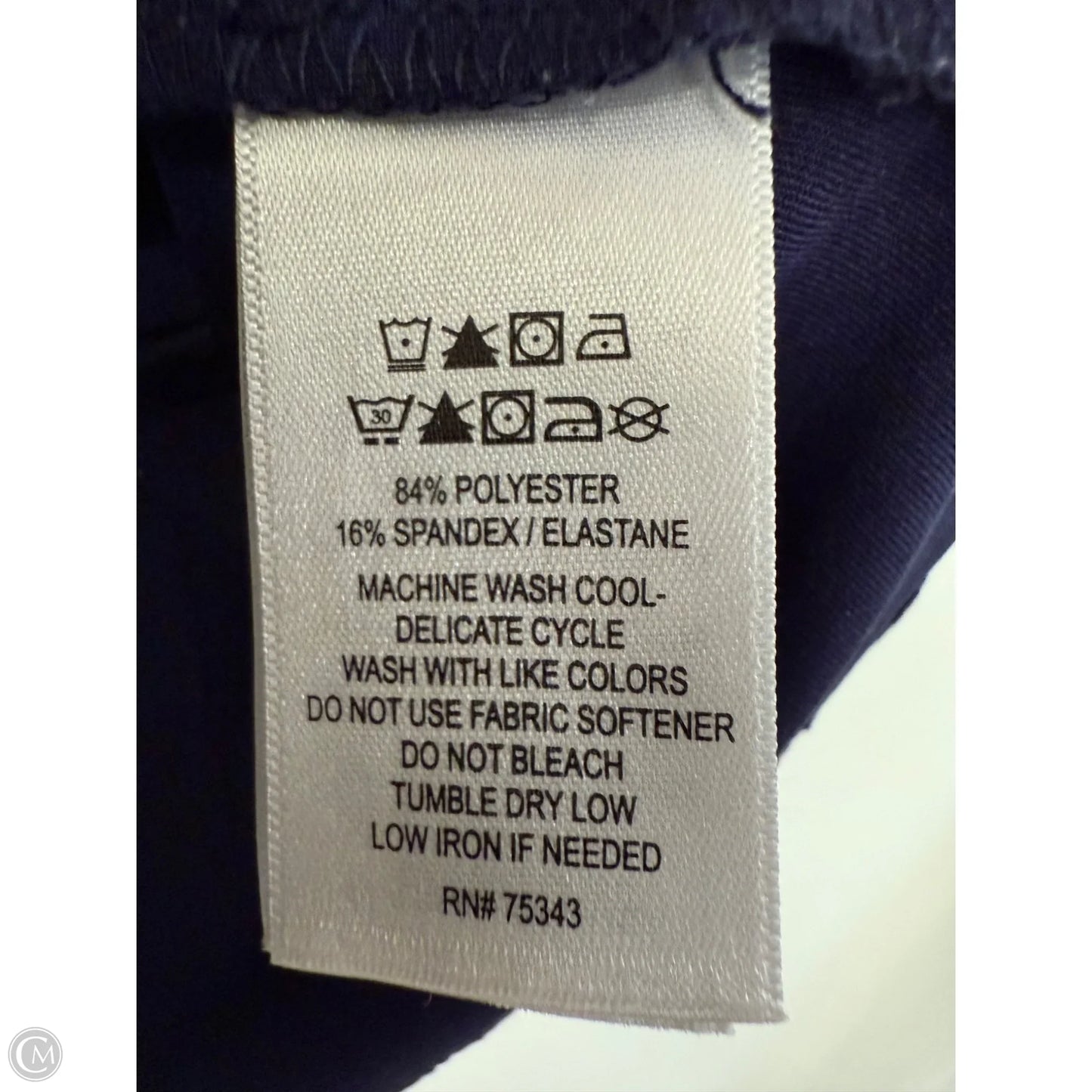 Athletic Tank Top By Clothes Mentor In Blue, Size: M