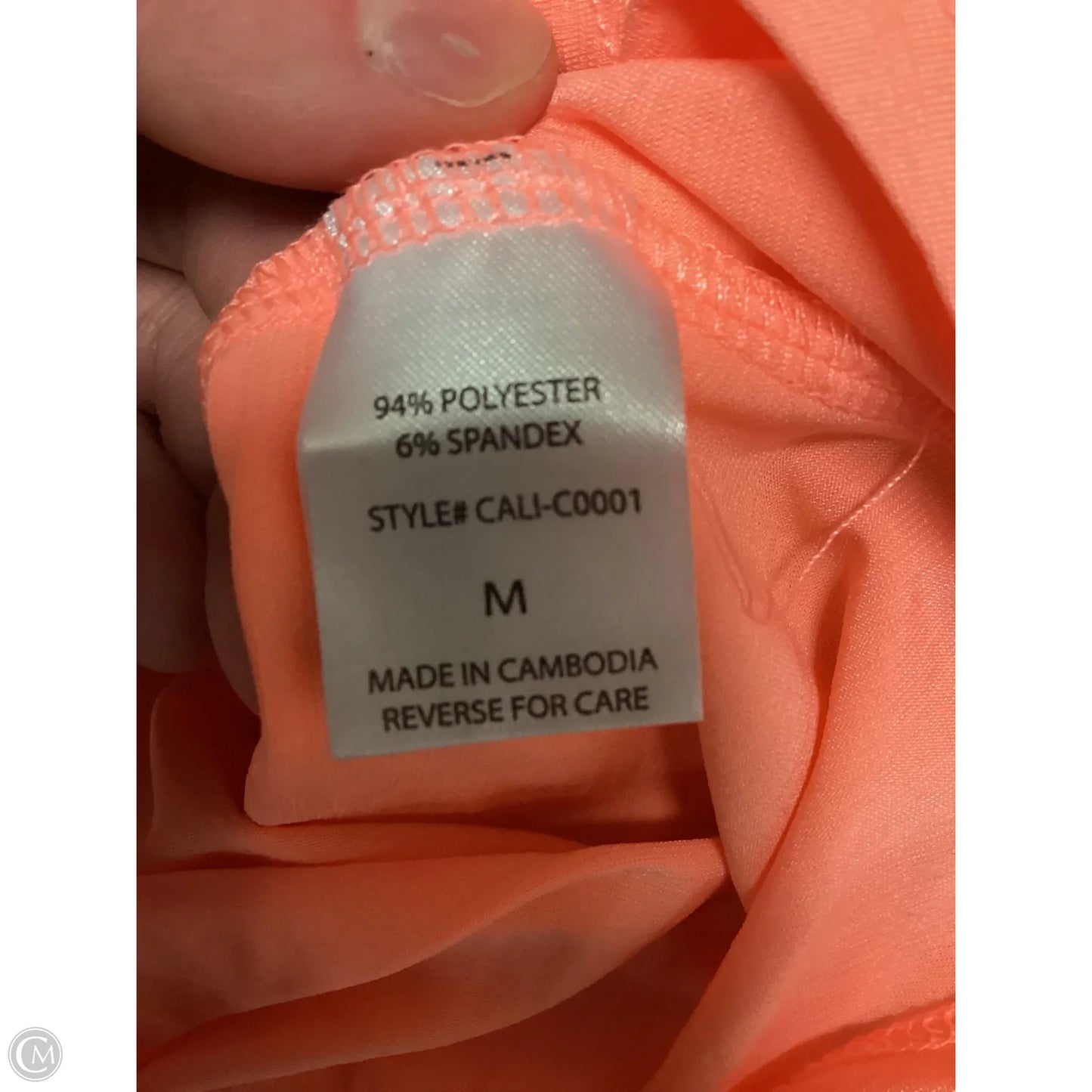 Top Short Sleeve By Clothes Mentor In Orange, Size: M