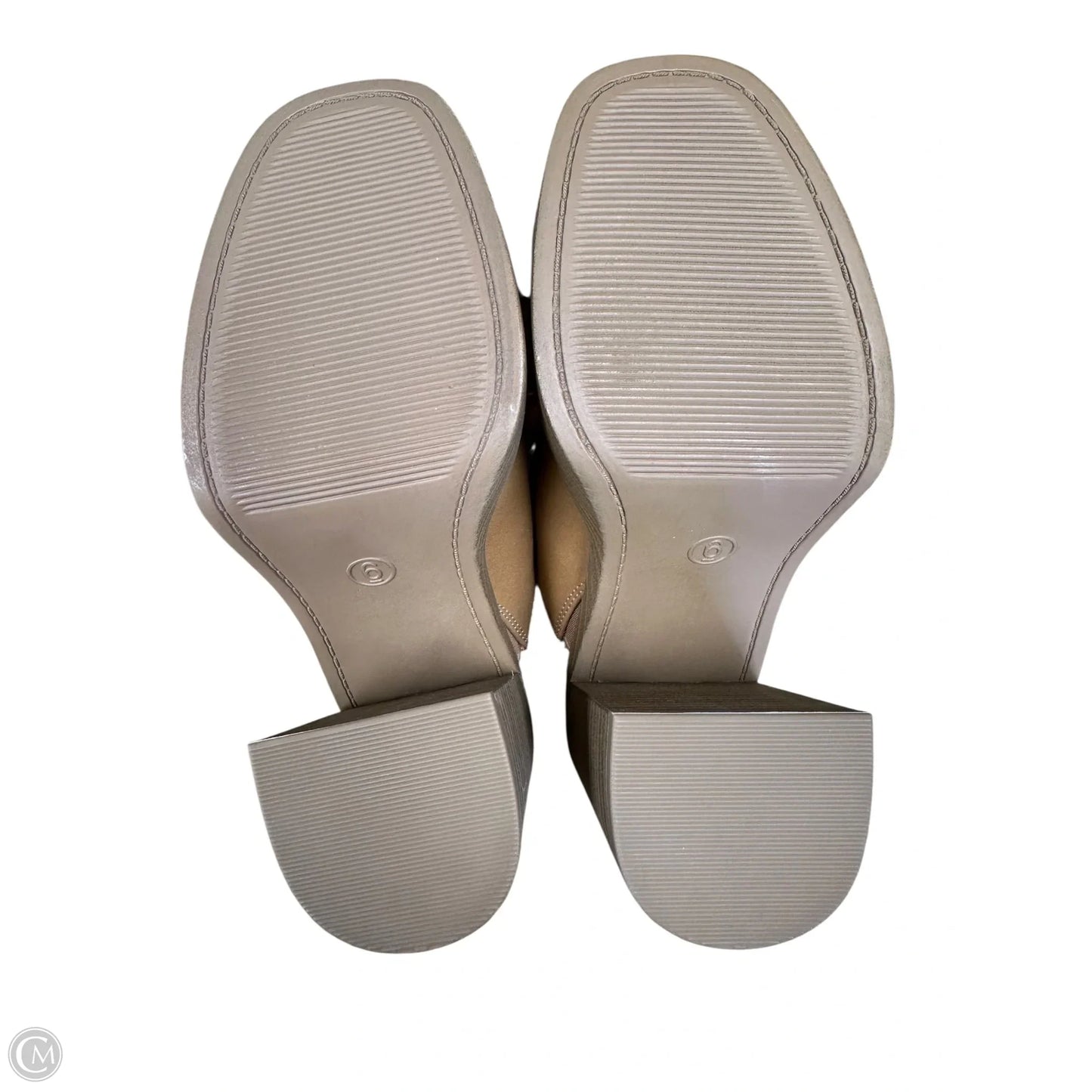 Shoes Heels Block By Universal Thread In Tan, Size: 6