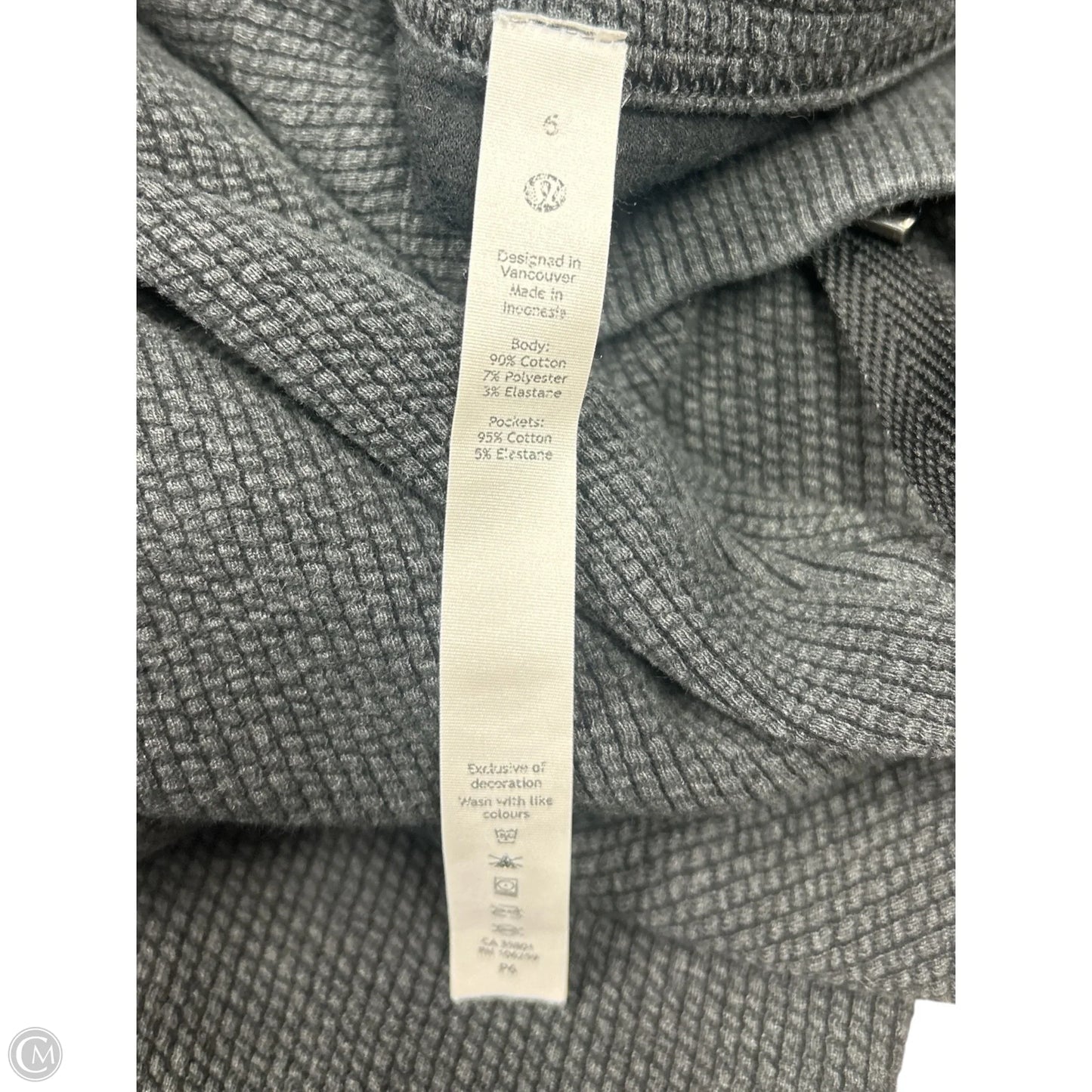 Athletic Pants By Lululemon In Grey, Size: 6