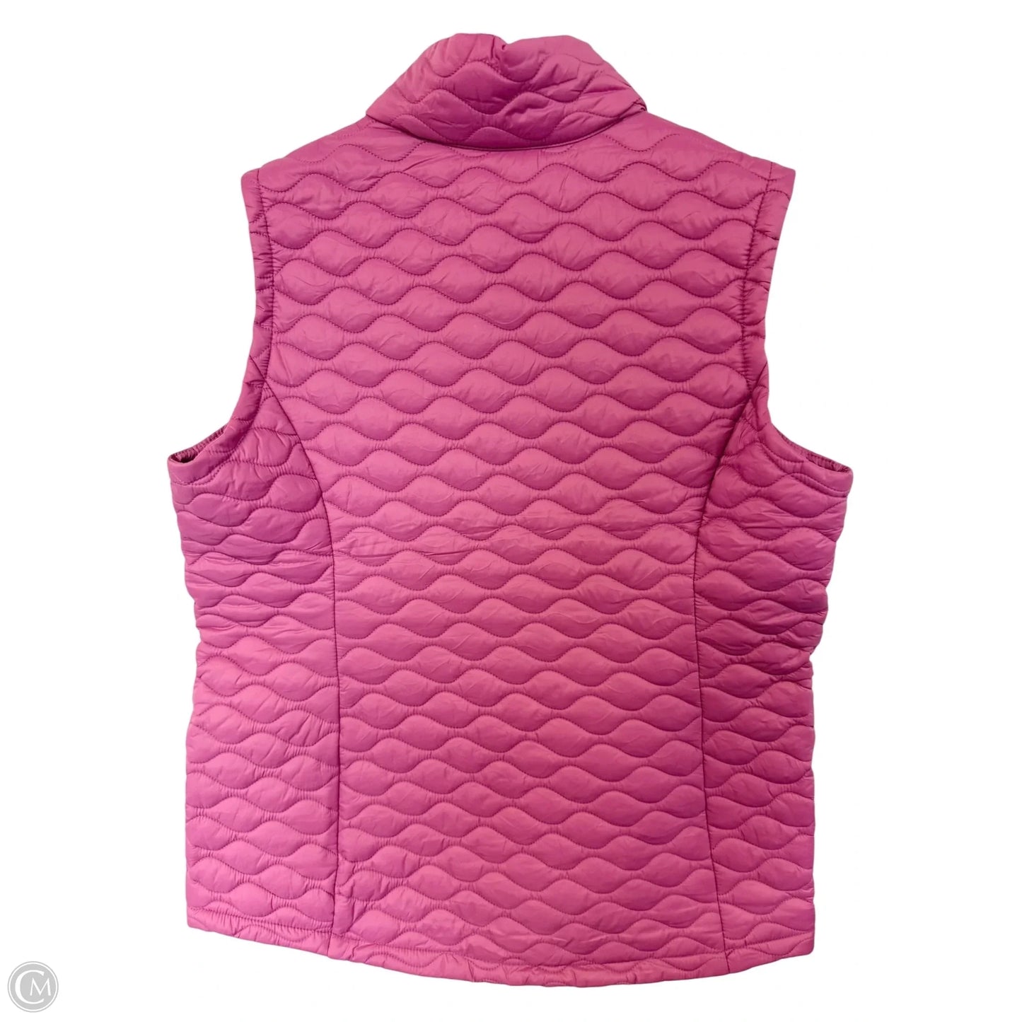 Vest Puffer & Quilted By Free Country In Pink, Size: L