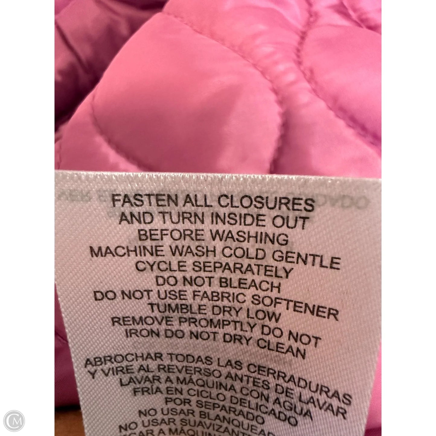 Vest Puffer & Quilted By Free Country In Pink, Size: L