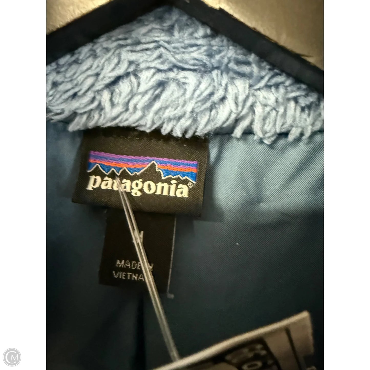 Vest Faux Fur & Sherpa By Patagonia In Blue, Size: M
