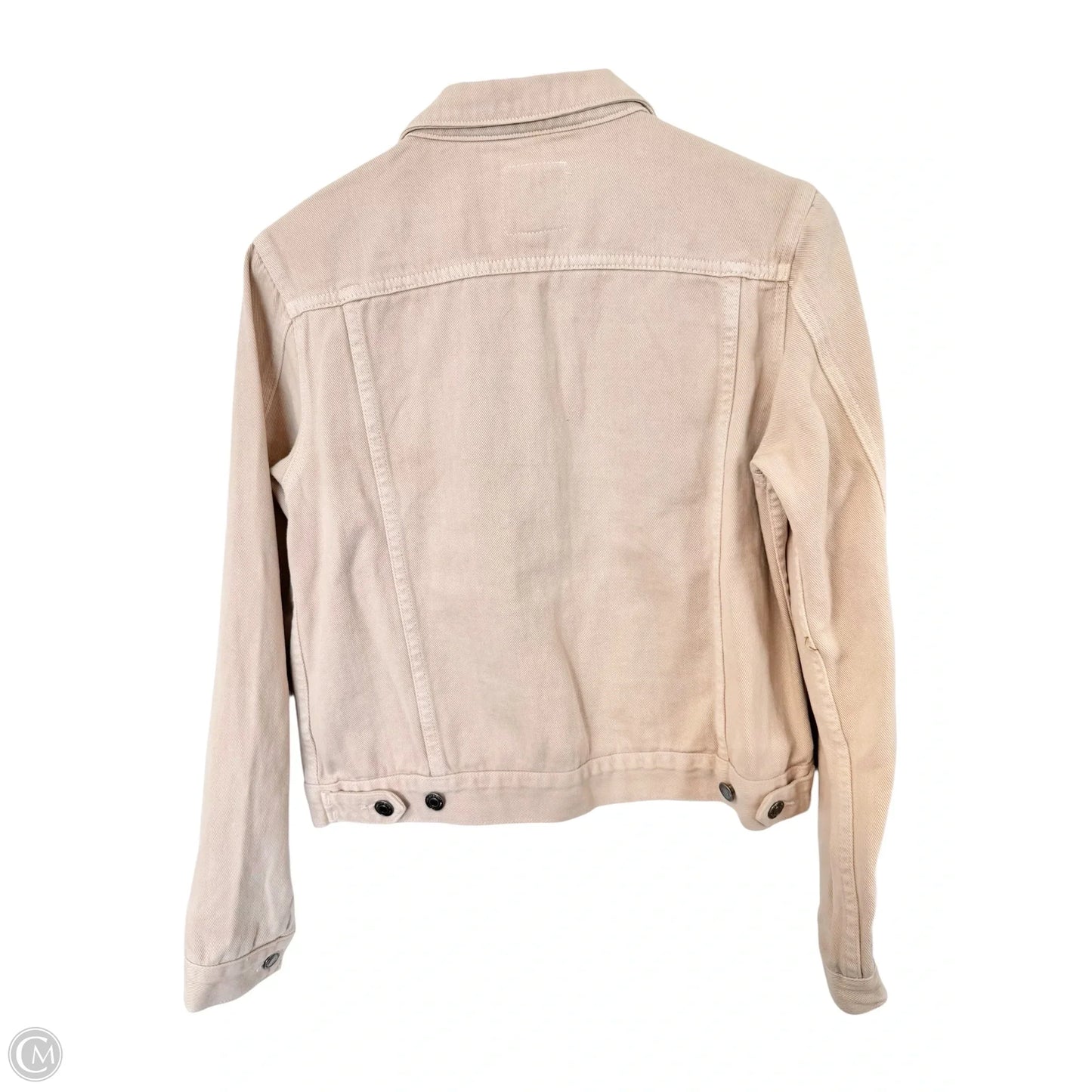 Jacket Denim By Thread And Supply In Pink Denim, Size: M