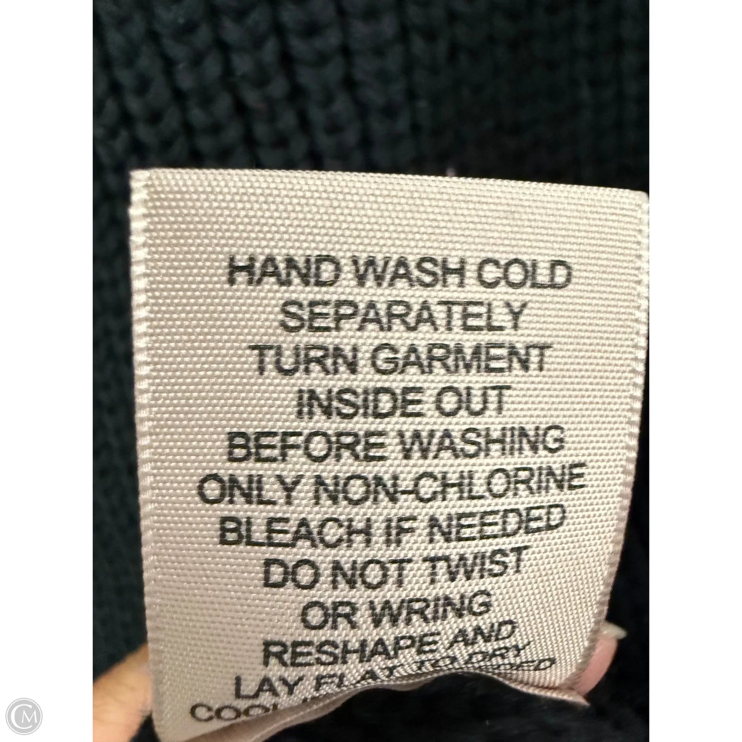 Vest Sweater By Philosophy In Black, Size: M