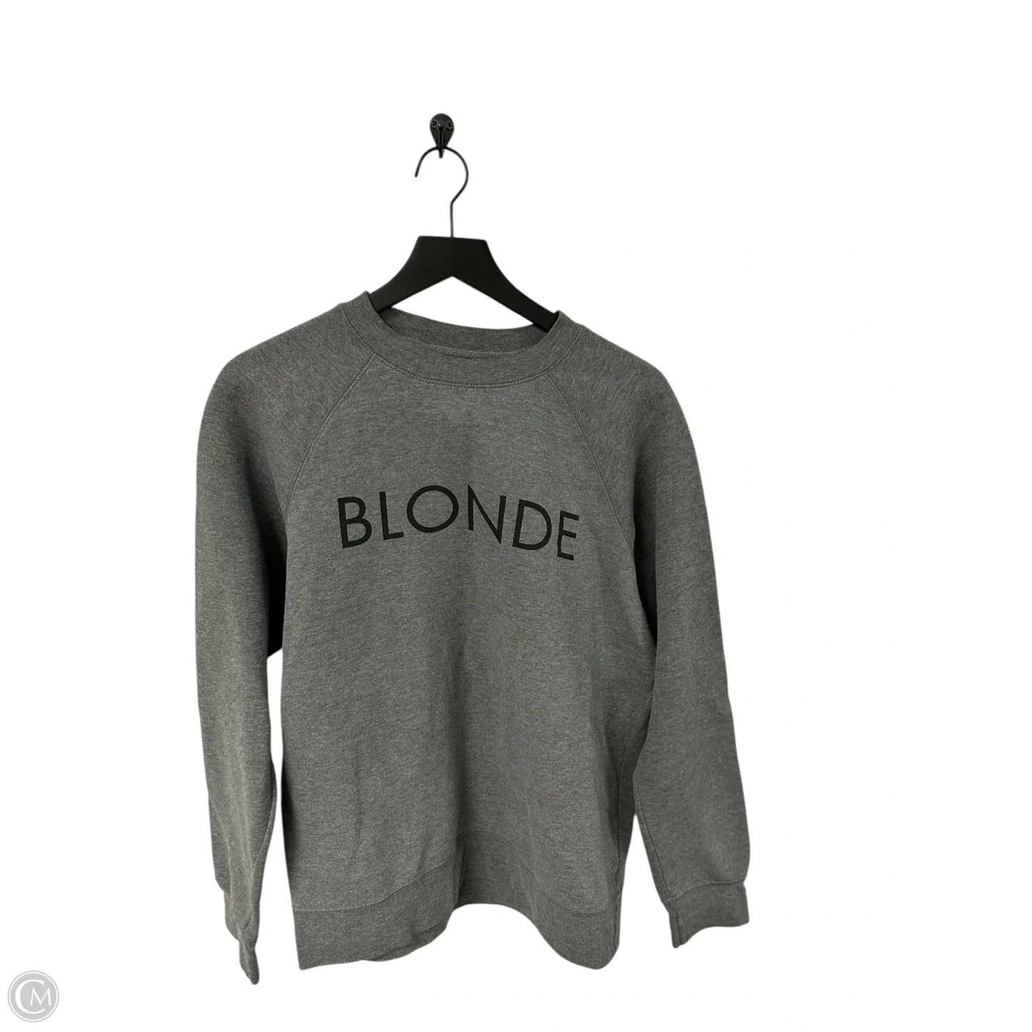 Sweatshirt Crewneck By Cmb In Grey, Size: M