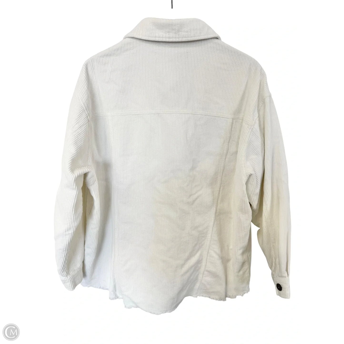 Jacket Shirt By Zara In White, Size: M