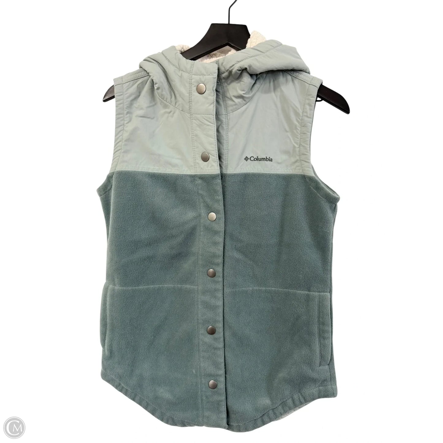 Vest Fleece By Columbia In Green, Size: M