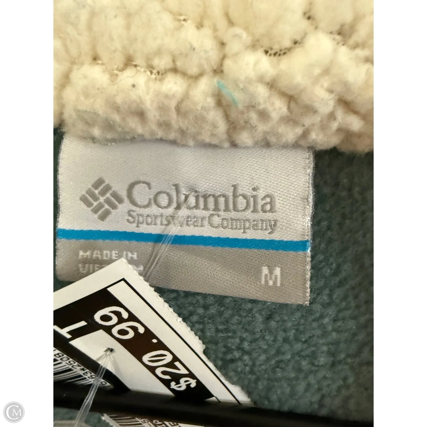 Vest Fleece By Columbia In Green, Size: M