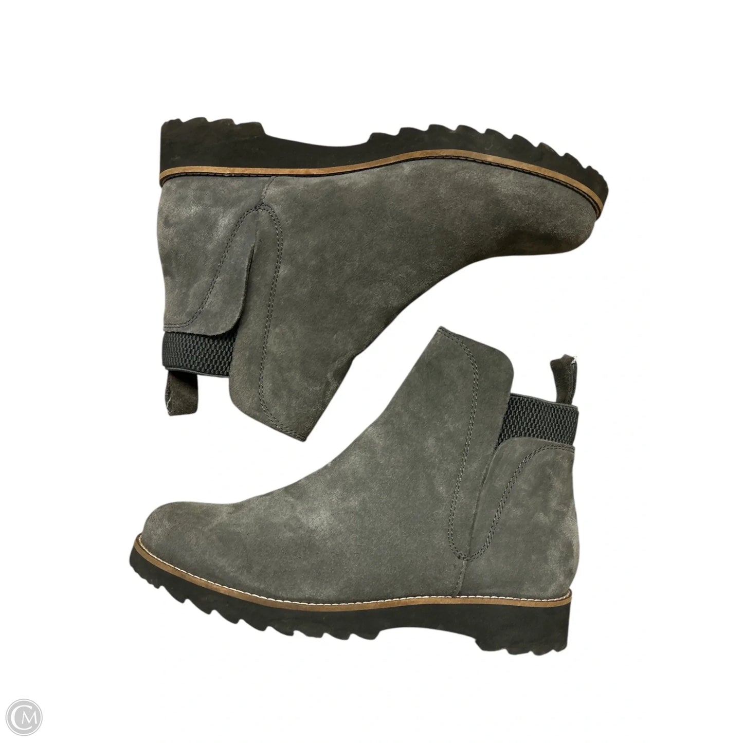 Boots Ankle Flats By Blondo In Grey, Size: 6