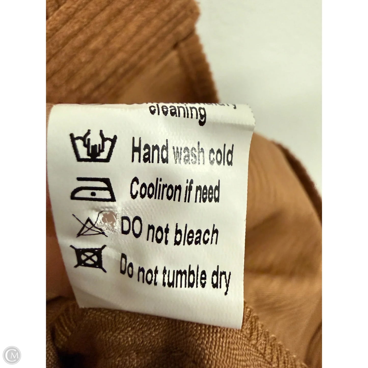 Blouse Long Sleeve By Clothes Mentor In Brown, Size: L