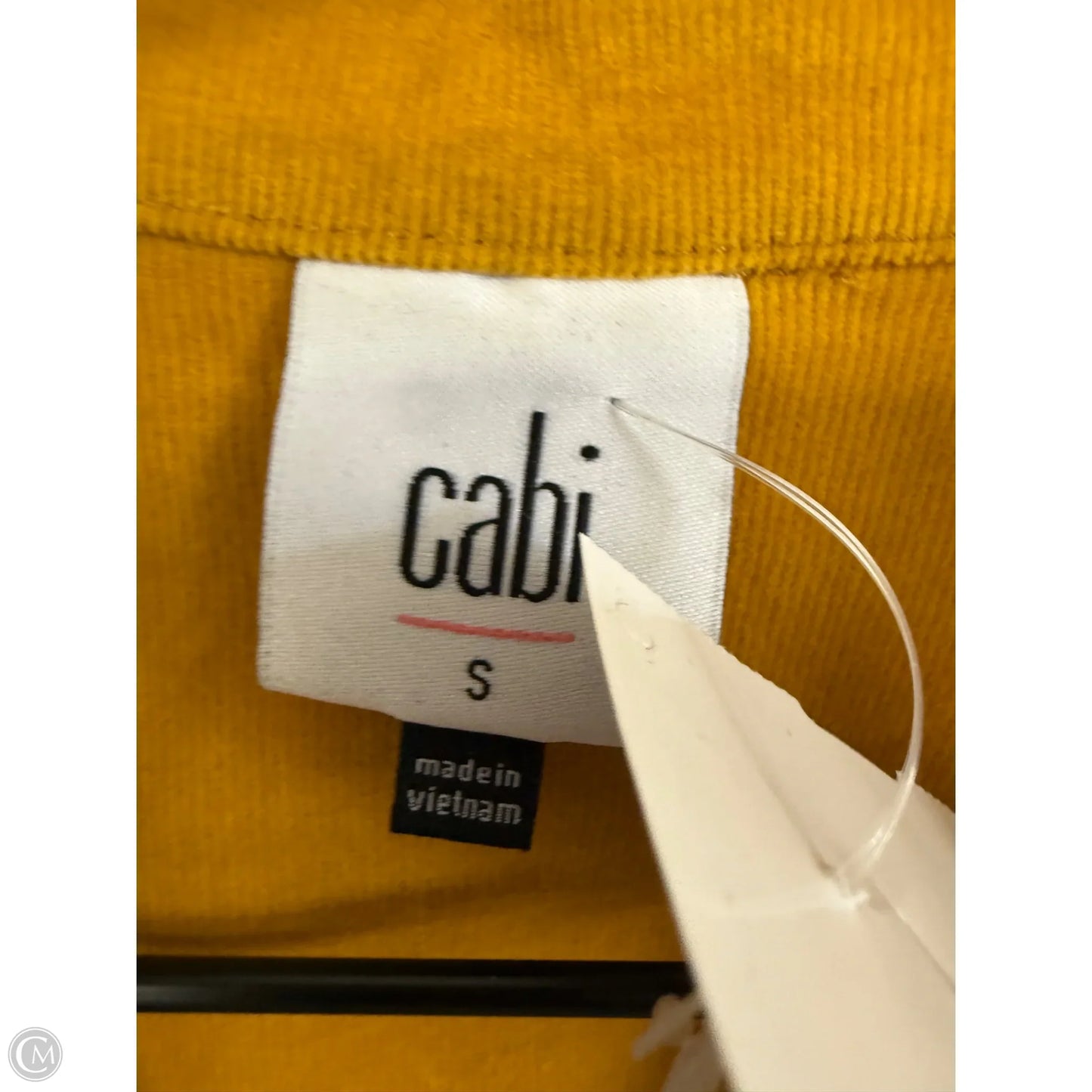 Jacket Other By Cabi In Yellow, Size: S