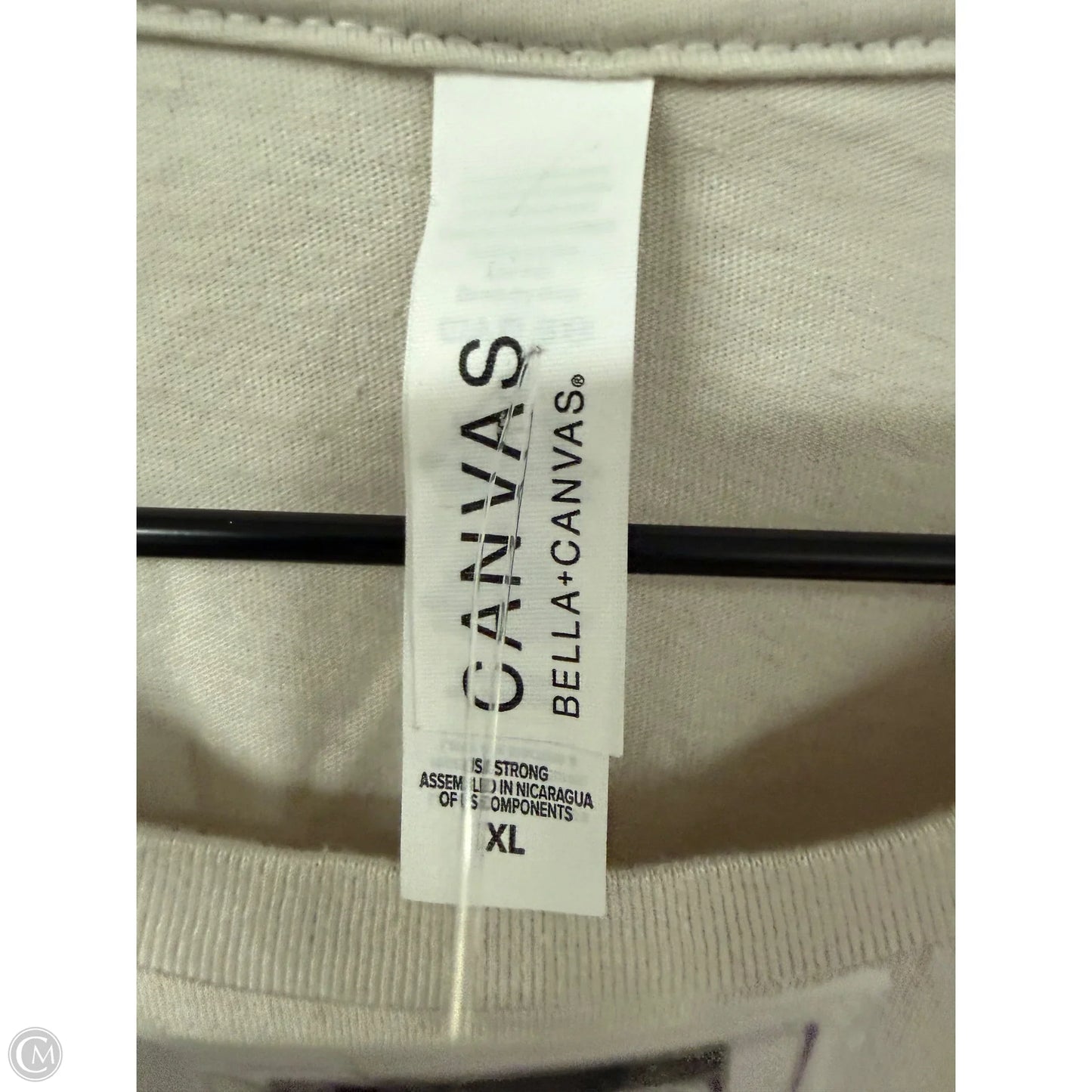 Top Short Sleeve By Bella + Canvas In Tan, Size: Xl