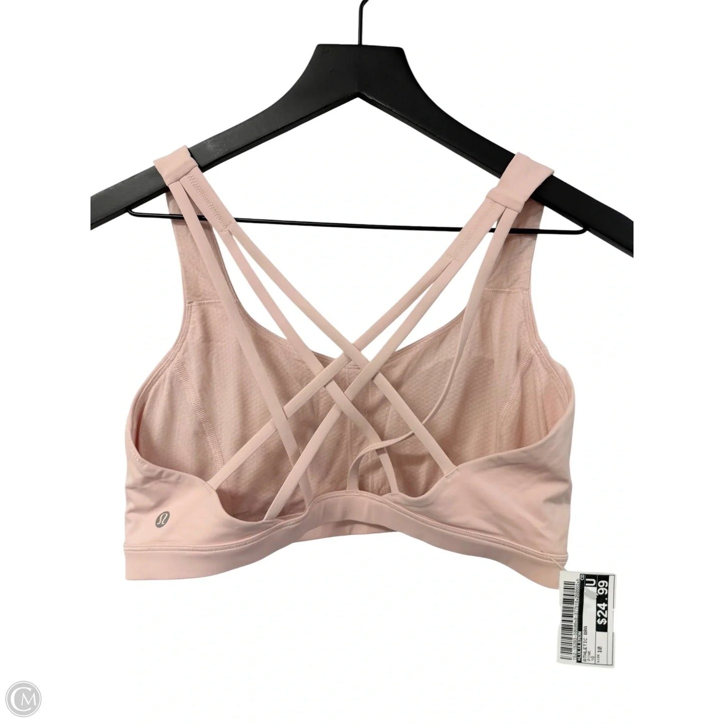 Athletic Bra By Lululemon In Pink, Size: 10