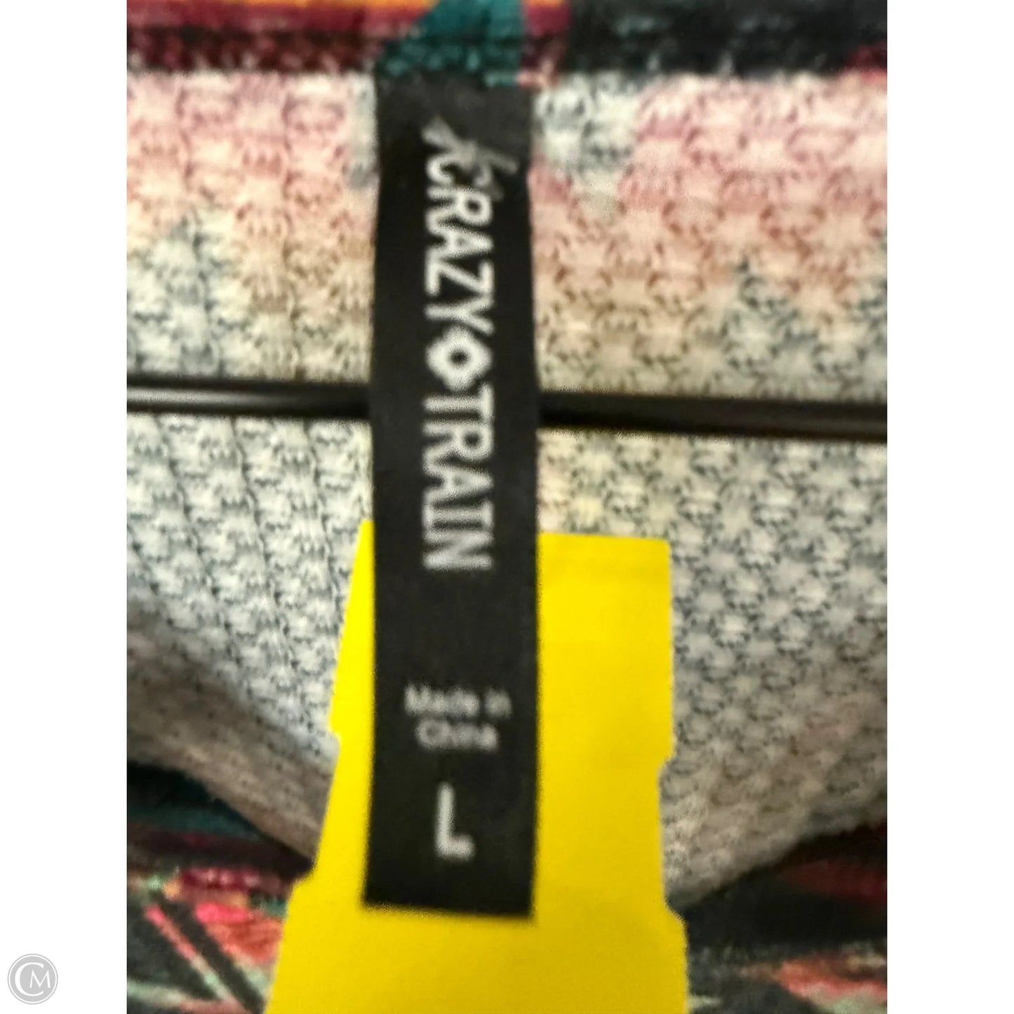 Top Long Sleeve By Crazy Train In Black & Brown, Size: L