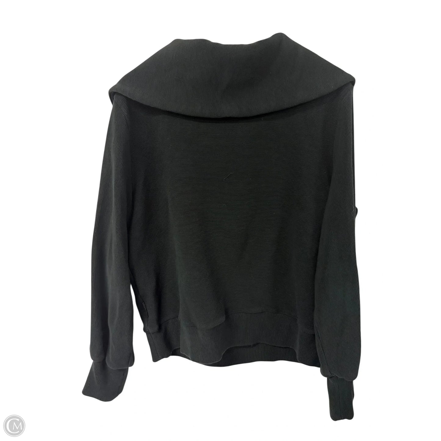 Sweatshirt Collar By Varley In Black, Size: L