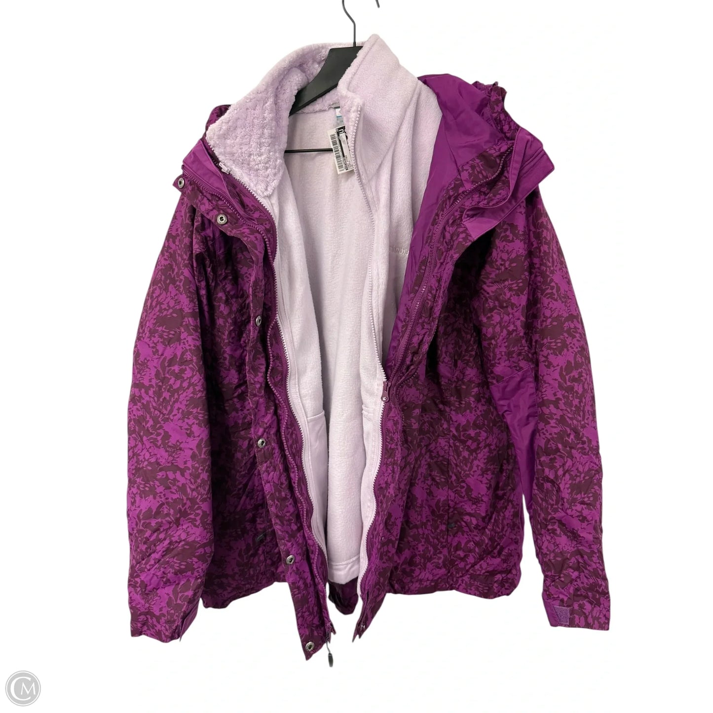 Coat Other By Columbia In Purple, Size: 2x