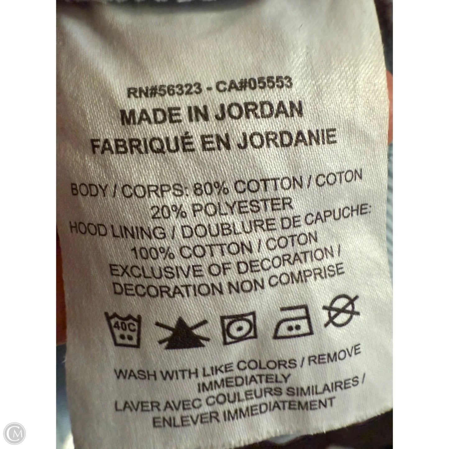 Athletic Sweatshirt Hoodie By Nike In Blue, Size: Xs