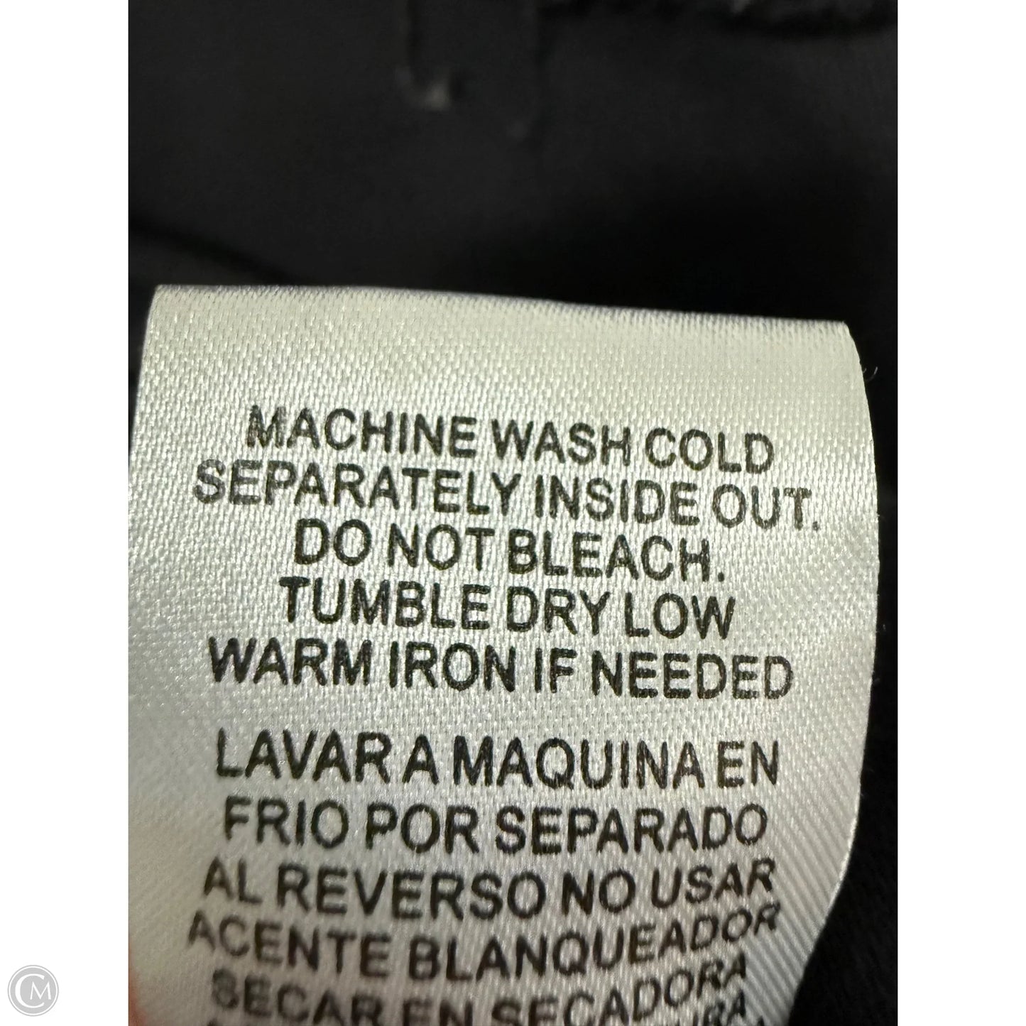 Jacket Denim By Cmc In Black Denim, Size: S