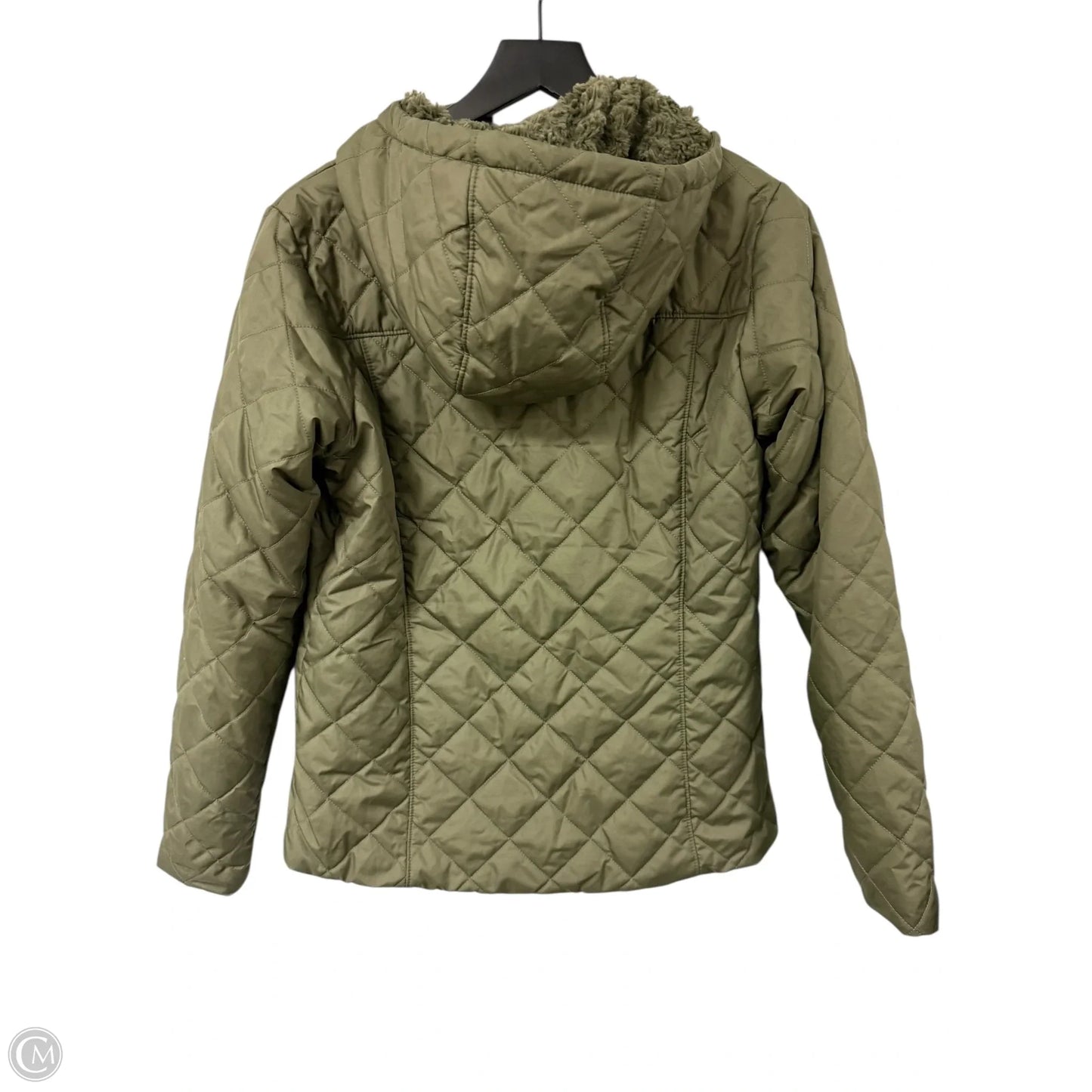 Coat Faux Fur & Sherpa By Columbia In Green, Size: M