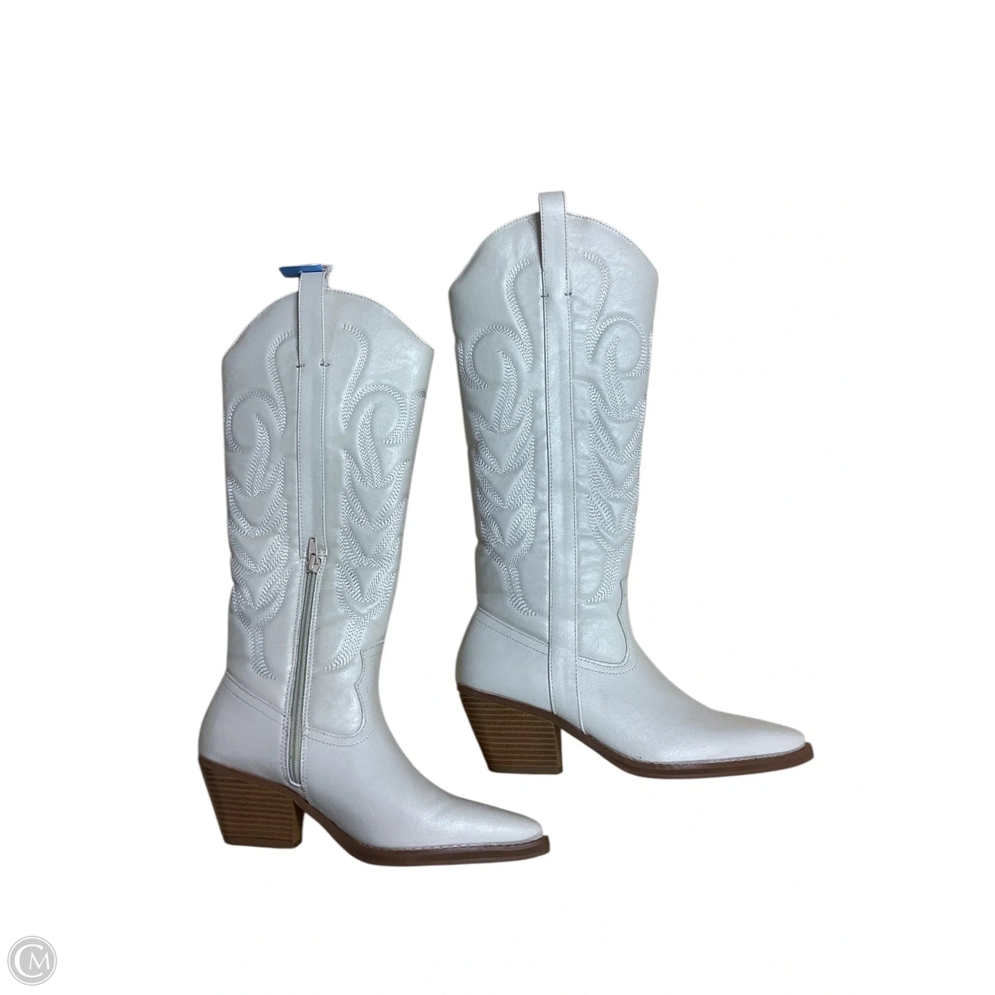 Boots Western By Coconuts In White, Size: 6.5