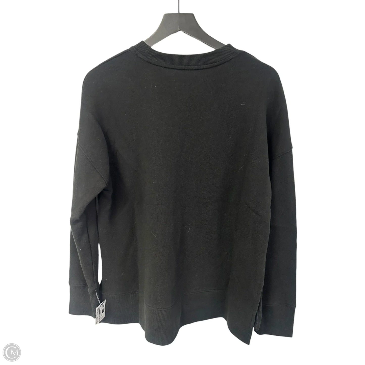Sweatshirt Crewneck By Time And Tru In Black, Size: L
