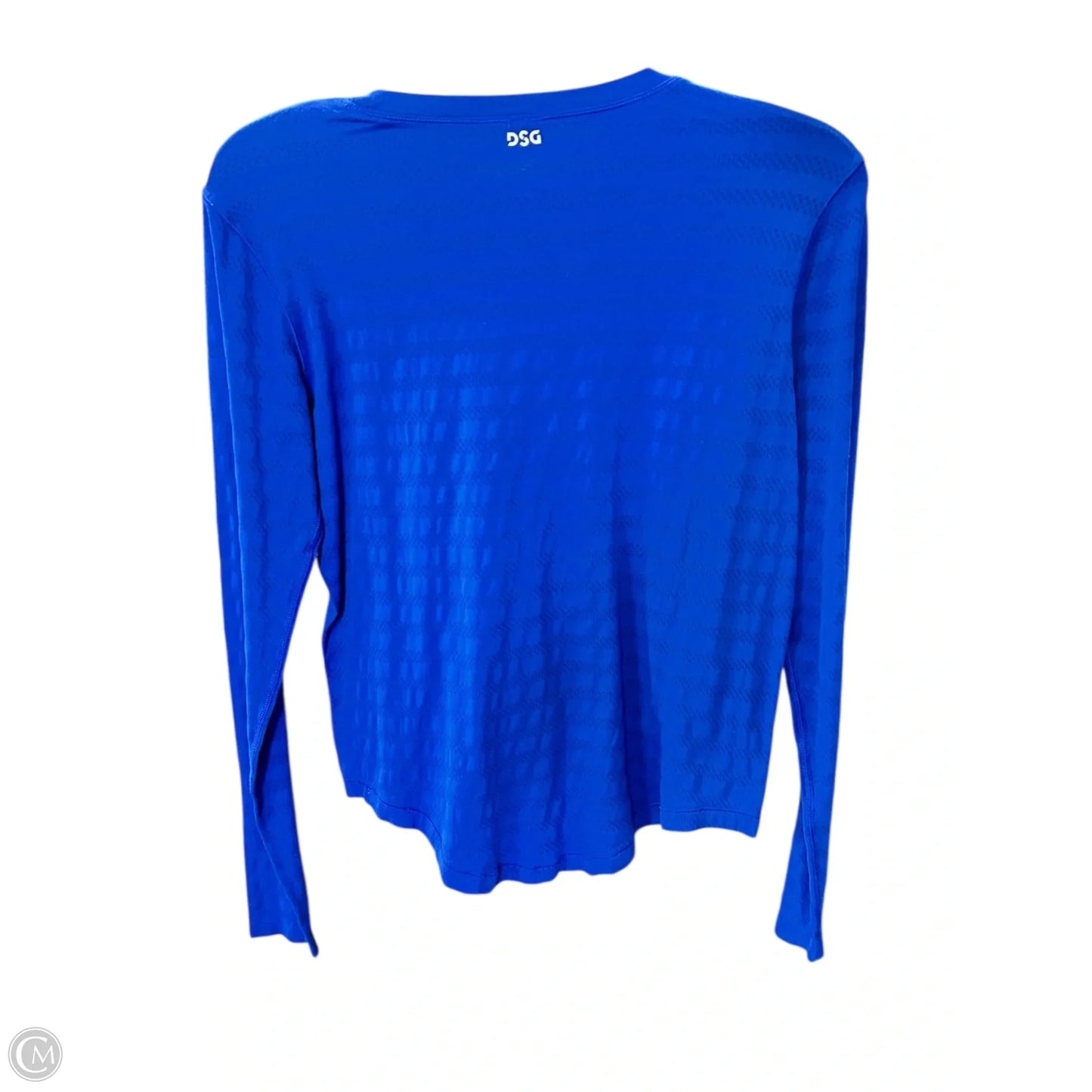 Athletic Top Long Sleeve Crewneck By Dsg Outerwear In Blue, Size: Xs