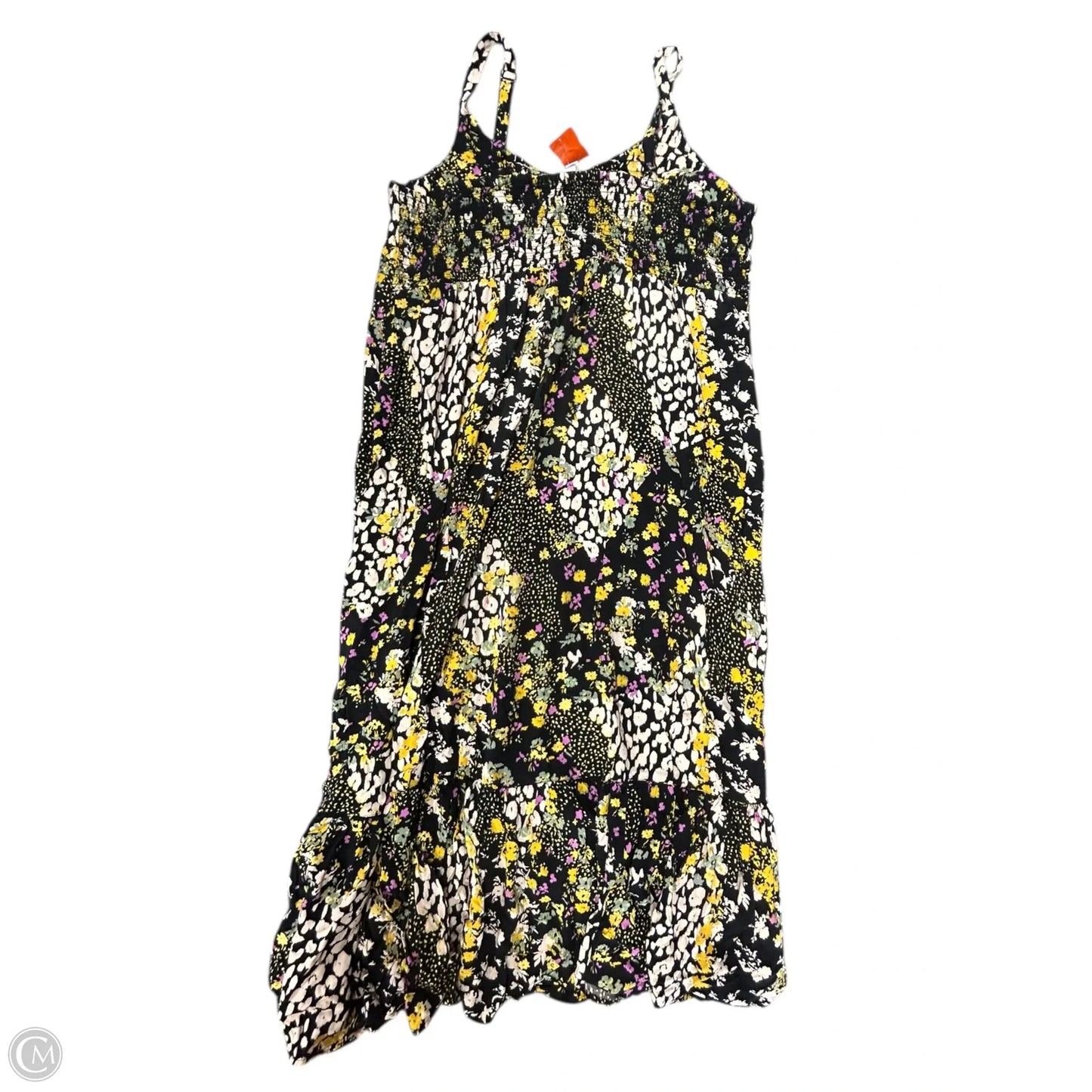 Dress Casual Midi By Tribal In Black & Pink, Size: 1x