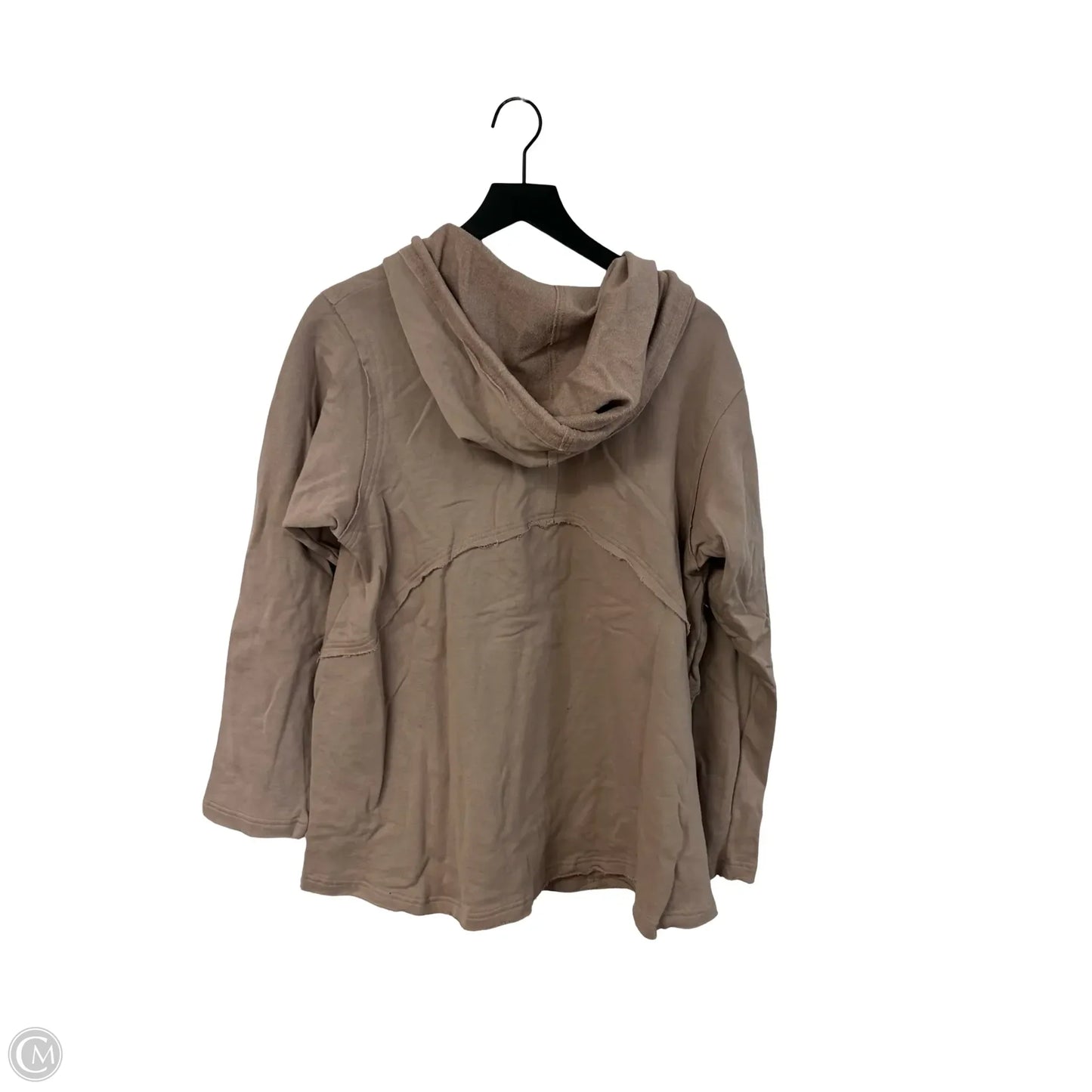 Sweatshirt Hoodie By Easel In Brown, Size: M