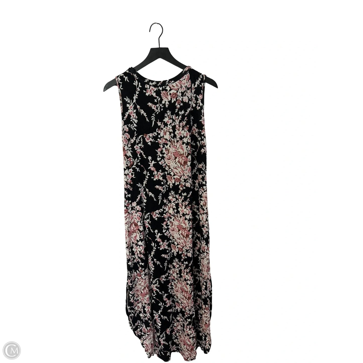 Dress Casual Maxi By Clothes Mentor In Floral Print, Size: L