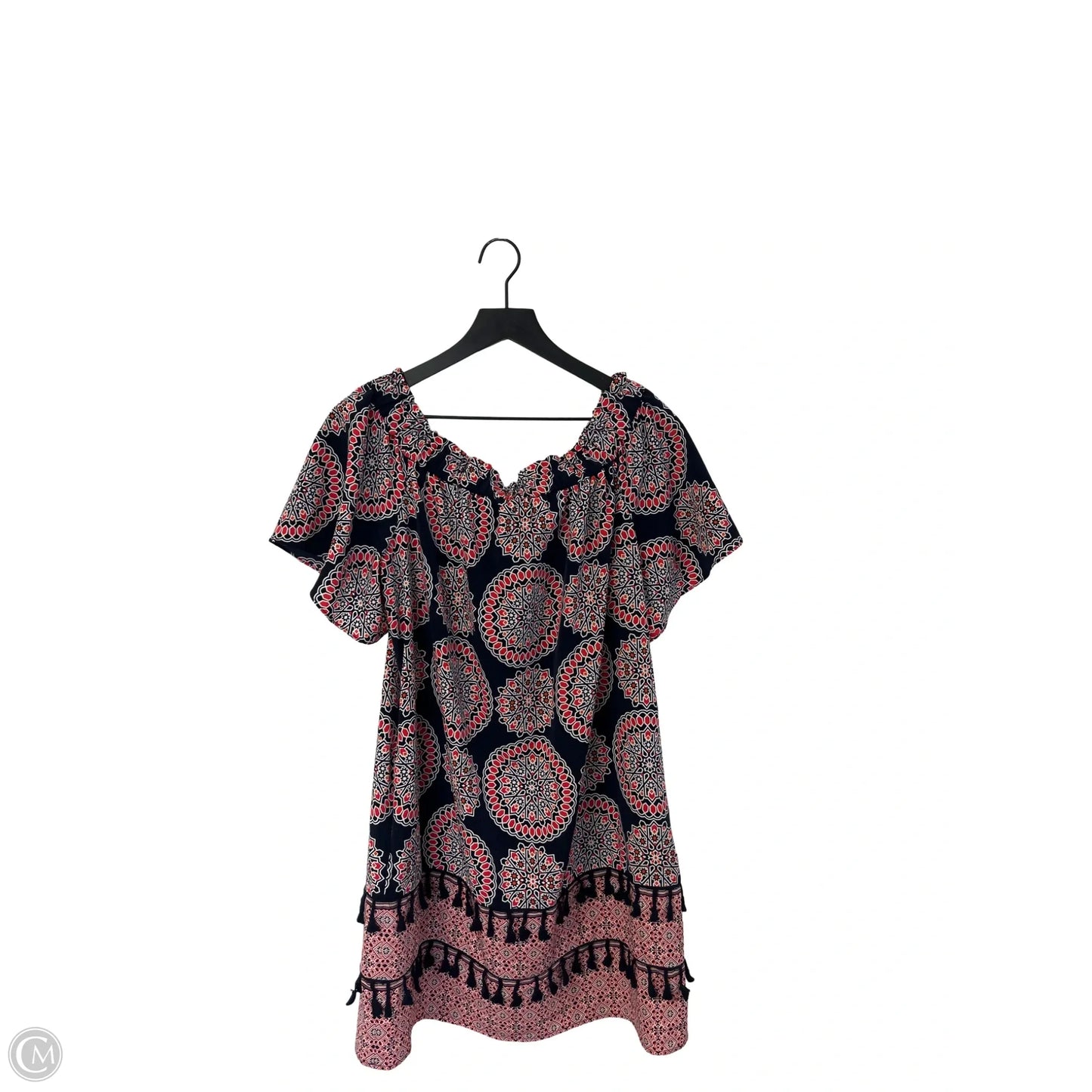 Dress Party Short By Maggy London In Geometric Pattern, Size: 8