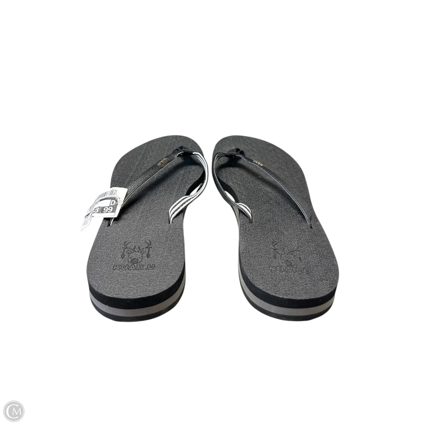 Sandals Flip Flops By Clothes Mentor In Black, Size: 11