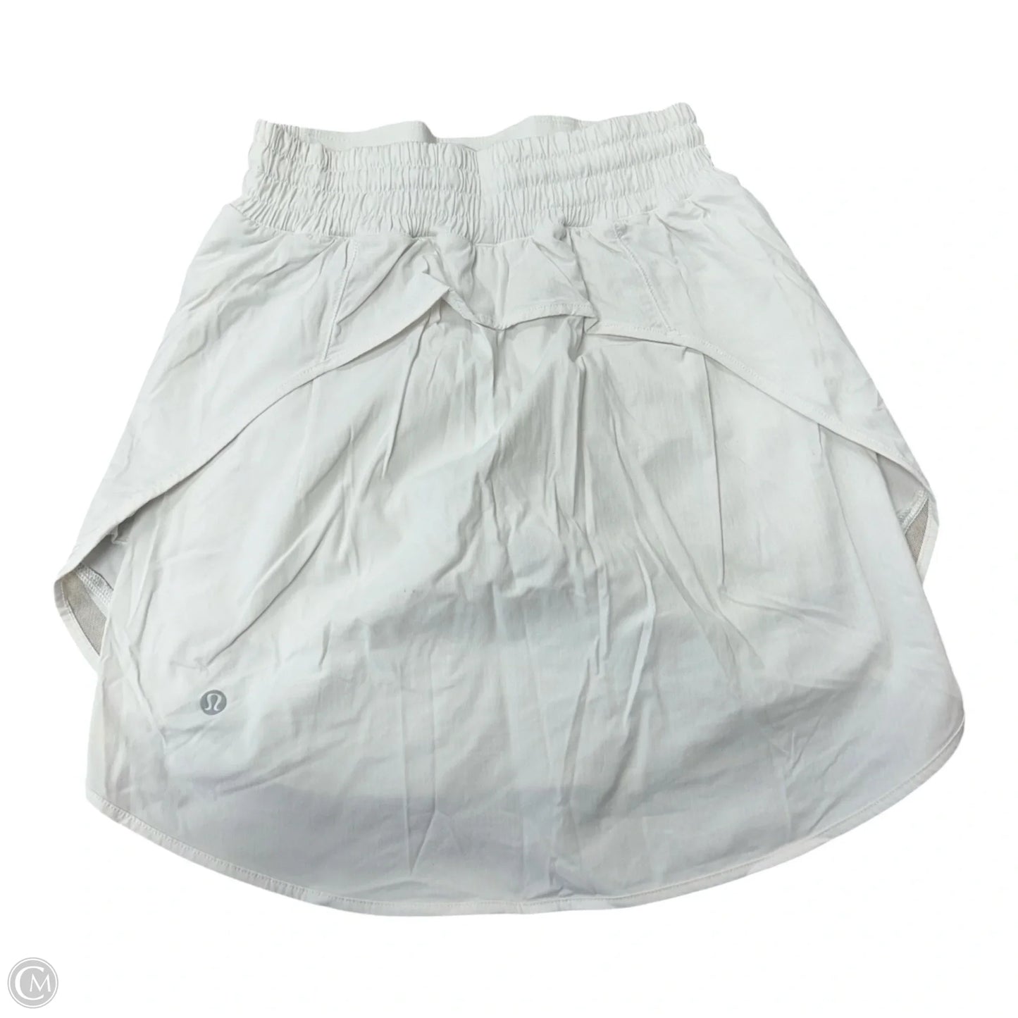 Athletic Skort By Lululemon In White, Size: 2