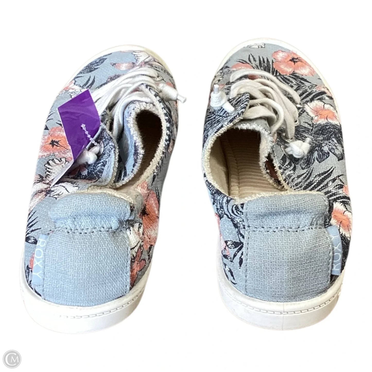 Shoes Flats By Roxy In Grey, Size: 8.5