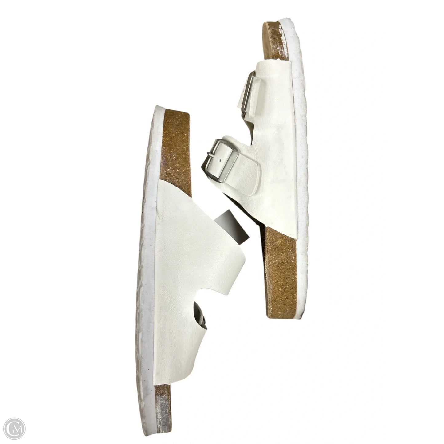Sandals Flats By Cushionaire In White, Size: 7.5