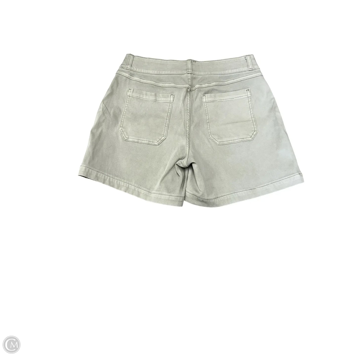 Shorts By Spanx In Green Denim, Size: M