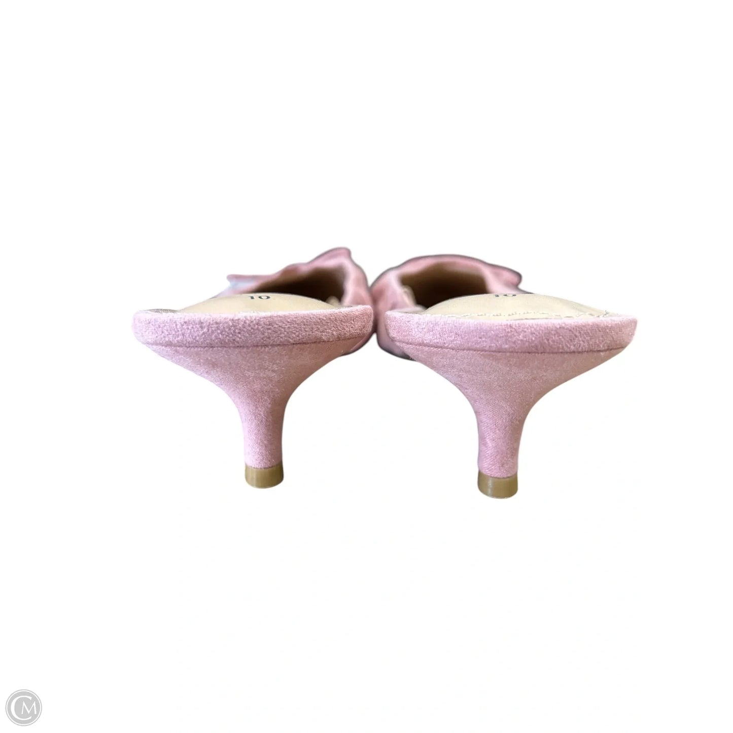 Shoes Heels Kitten By Time And Tru In Pink, Size: 10