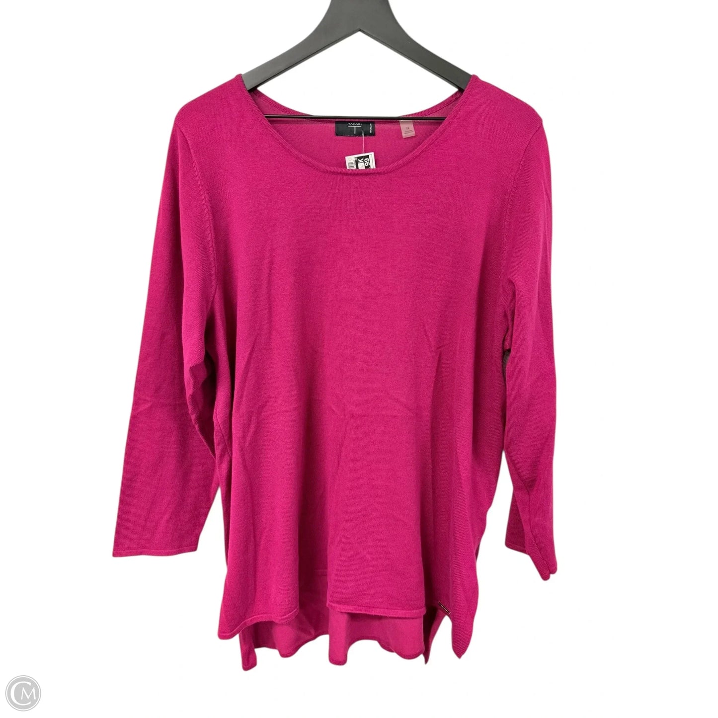 Sweater By T Tahari In Pink, Size: 1x