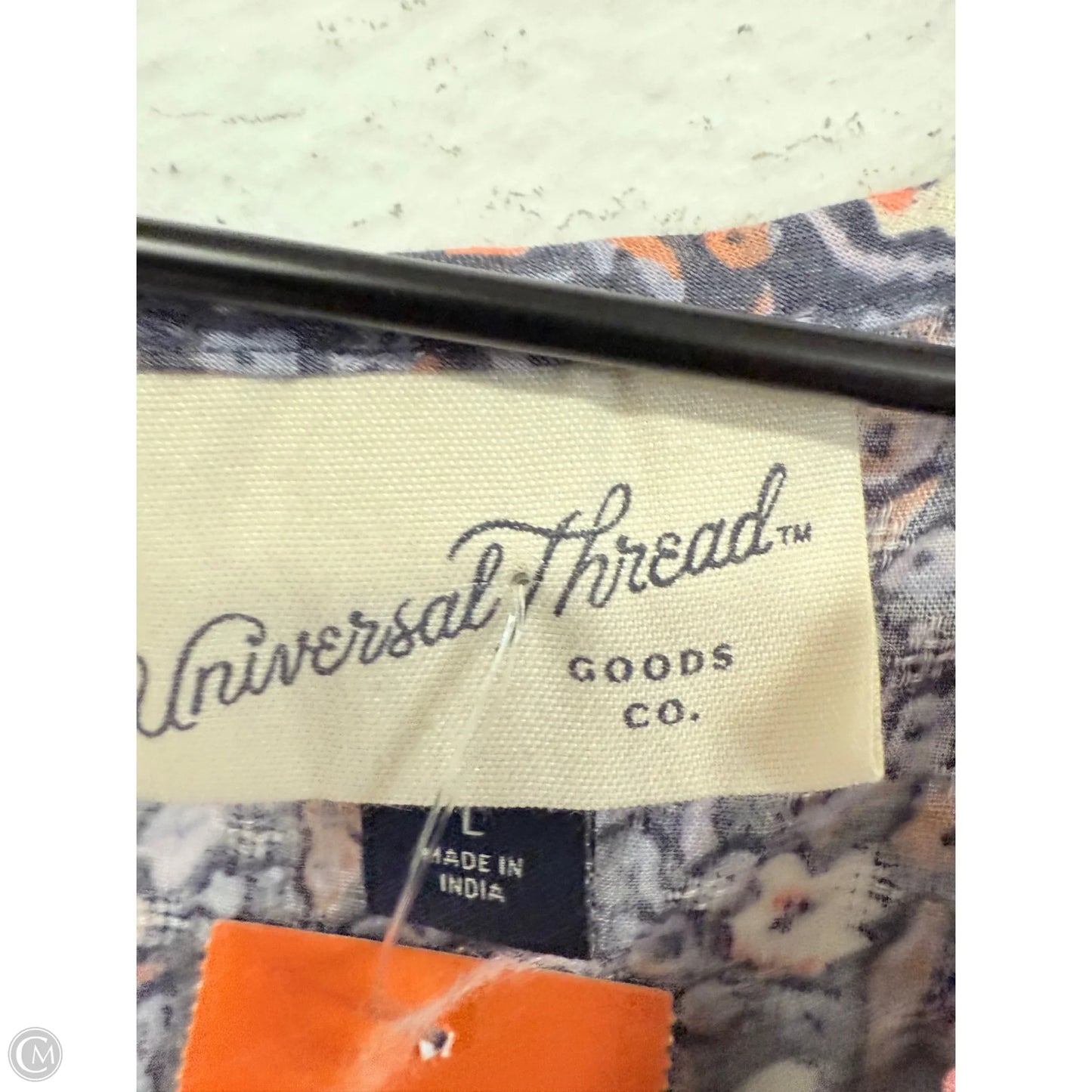 Top Long Sleeve By Universal Thread In Floral Print, Size: L