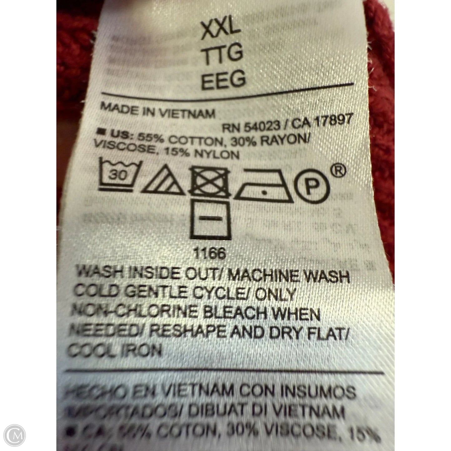 Sweater Cardigan By Old Navy In Red, Size: Xxl