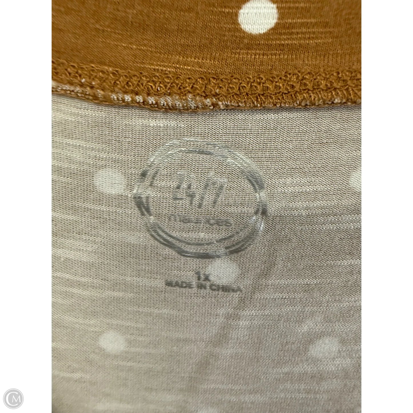 Top Sleeveless Basic By Maurices In Yellow, Size: 1x