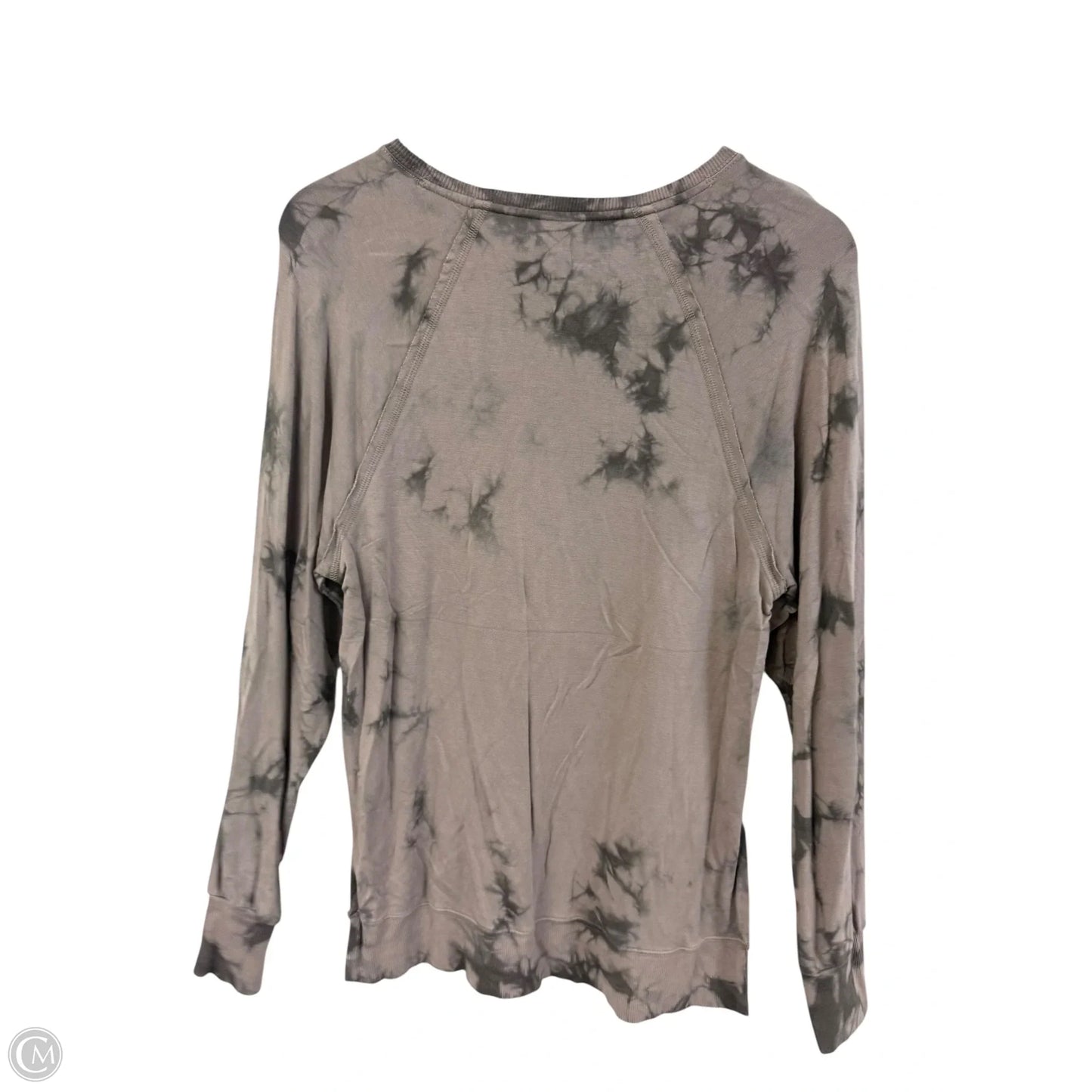 Athletic Top Long Sleeve Crewneck By Joy Lab In Taupe, Size: Xs